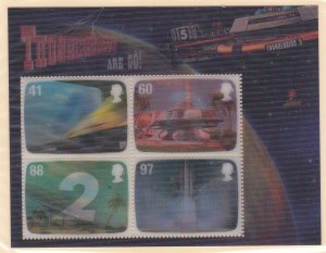 Great Britain 2863 MNH 2011 Television Show Thunderbirds 3D Souvenir Sheet