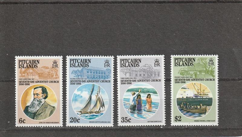 Pitcairn Islands  Scott#  277-80  MNH