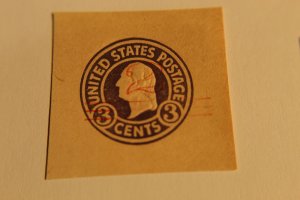 US U447 CUT SQUARE UNUSED
