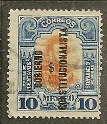 Mexico      Scott  428    Overprint     Used