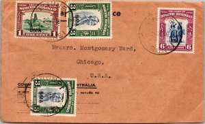 1946 Brunei British North Borneo Cover to Chicago Illinois IL USA