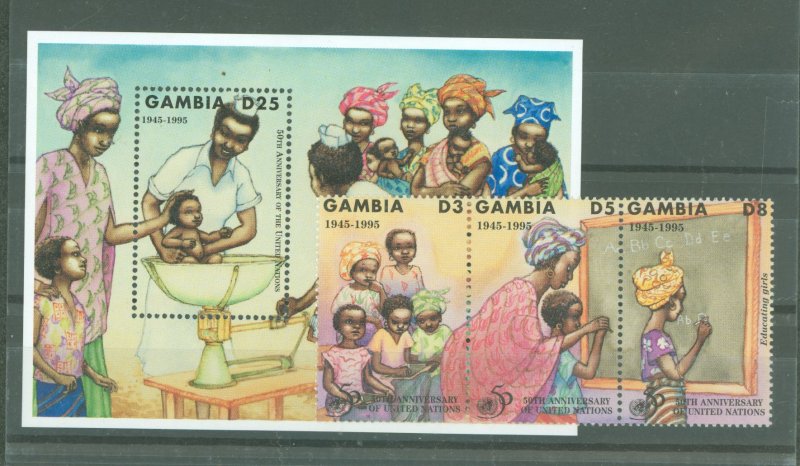 Gambia #1633-34 Mint (NH)