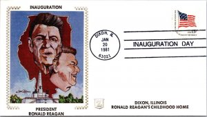 1981 - Pres Ronald Reagan Inauguration - Dixon, IL - F79010