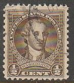 U.S. 704, ½¢ WASHINGTON BICENTENNIAL ISSUE. USED. F. (675)