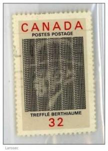 Canada 1984 - Scott 1044 used- 32c, Treffle Berthiaume Press