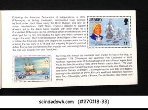 JERSEY - 1989 FRENCH REVOLUTION BICENTENNIAL - STAMPBOOKLET ( 6 PANES)