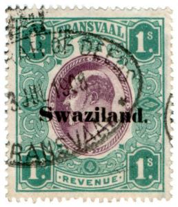 (I.B) Swaziland Revenue : Duty Stamp 1/-