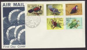 Papua New Guinea 465-469 Birds 1977 U/A FDC