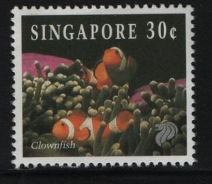 SINGAPORE 677 MNH CLOWNFISH ISSUE 1994