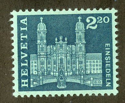 SWITZERLAND 399A MH SCV $3.00 BIN $1.25 EINSIEDELN