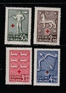 Finland B54-B57 Set MH Red Cross (C)