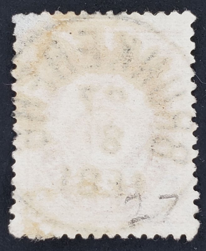Norway, Scott #27, VF used, thin upper right, heavy Brunkeberg CDS