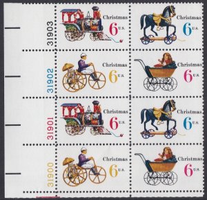 1418b Christmas Plate Block MNH