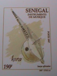 ​SENEGAL-1997 SC#1291 MUSICAL INSTRUMENT -DELUXE PROOF SHEET MNH VERY FINE