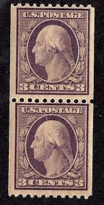 489 Mint,OG,LH... Pair... SCV $10.50