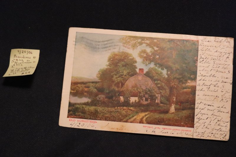 Scott US 300 on pc Providence RI (flag) to New London CT (flag) (#804)