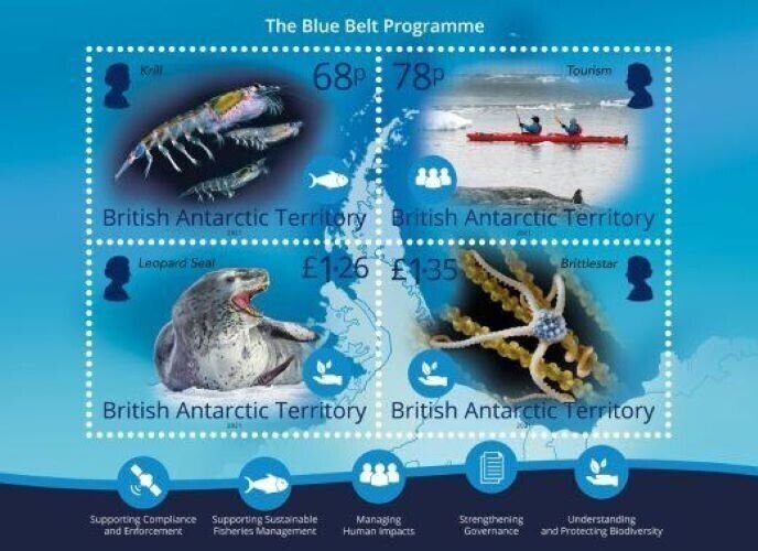 2021 YEAR- BRITISH ANTARCTIC - YEAR PACK              complet set MNH**C