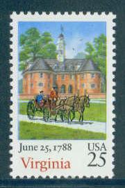 2345 25c Virginia Fine MNH