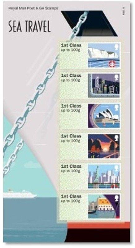 GB FS131 Sea Travel set (6 stamps) MNH 2015