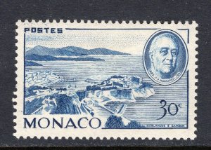 Monaco 199 MH 1946 30c deep blue