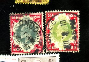 GREAT BRITAIN #138 138A USED FVF Cat $110