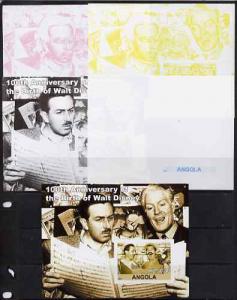 Angola 2001 Birth Centenary of Walt Disney #04 s/sheet - ...