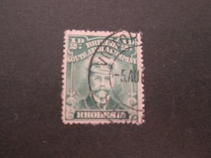 Rhodesia 1913 Sc 119d P15 FU