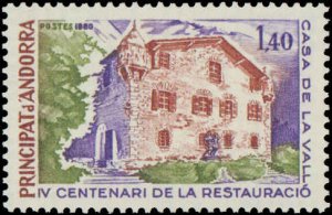 Andorra French Administration #283, Complete Set, 1986, Never Hinged