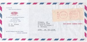 United States 1982 Airmail Commercial Machine Cancel Stamps Cover ref R 18645