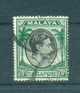 Malaya - Singapore sc# 12a (2) used cat value $4.00