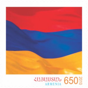 Armenia MNH** 2010 Mi 709 Sc 843 Day of Independence Flag TreeColour