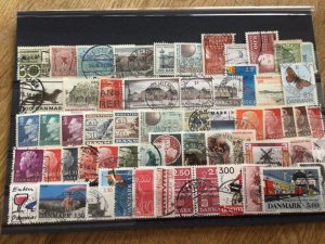 Denmark mounted mint or used stamps  A12352