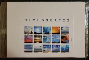 Scott #3878 Cloudscapes Sheet of 15 Stamps - Sealed  