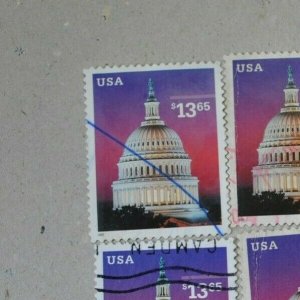 2002 US priority mail US capitol 13.65 used