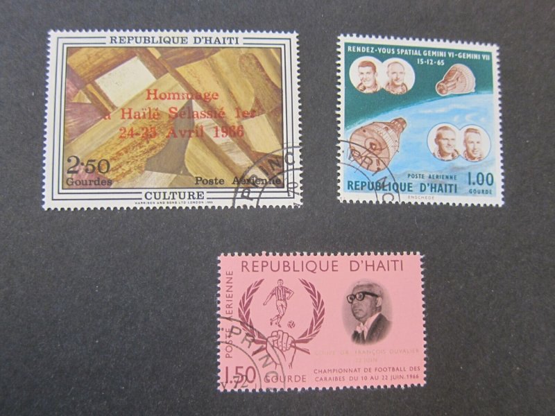 Haiti 1966 Sc C262,264,267 MNH(CTO)