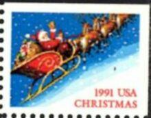 US Stamp #2585 MNH Santa Claus Booklet Single