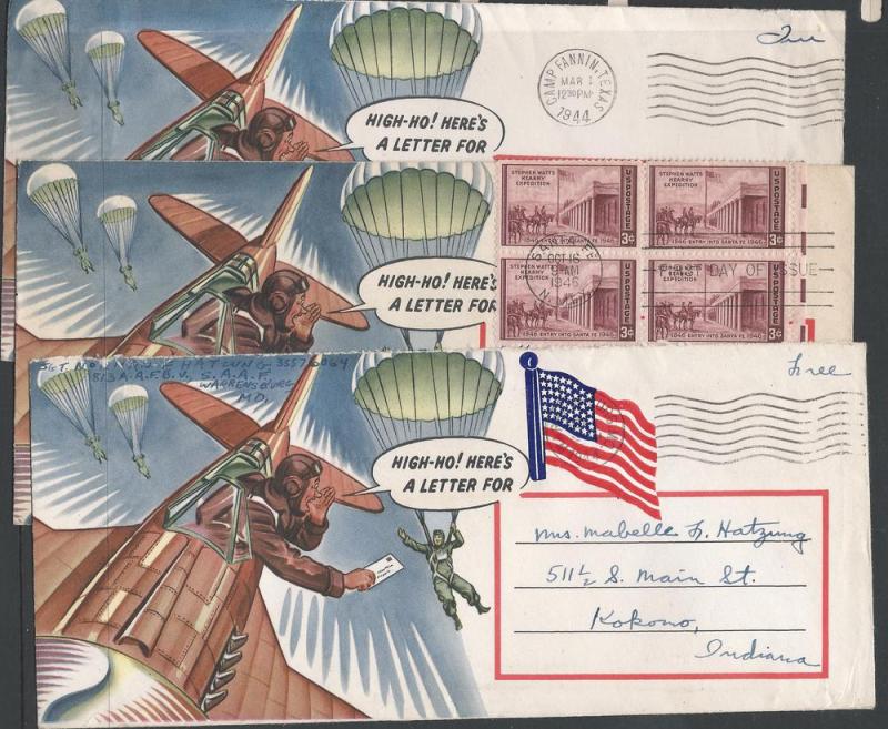 High-Ho! Here's A Letter For, Six Covers, U.S.A.