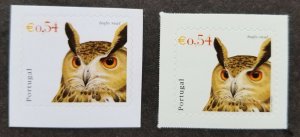 *FREE SHIP Portugal Owls 2002 Bird Of Prey Fauna (stamp) MNH *adhesive