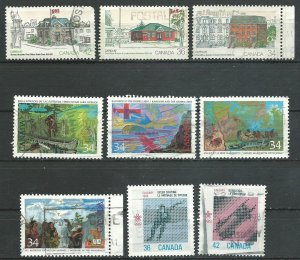 Can #1122-24,1126-1131    used VF 1987 PD