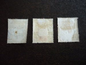 Stamps - Bechuanaland - Scott# - 69,71,73 - Used Part Set of 3 Stamps