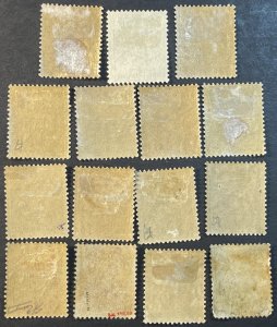 FRENCH GUINEA # 18-32-MINT/HINGED*---COMPLETE SET---1904