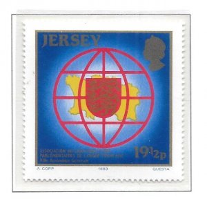 Jersey 315 1983 Parliamentarians Assembly single MNH