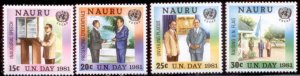 Nauru 1981 SC# 232-5 MNH-OG E48