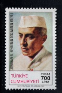 TURKEY Scott 2455 MNH** 1989  India Prim Minister stamp