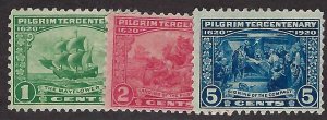 US Scott #548-550 Set Mint LH F-VF