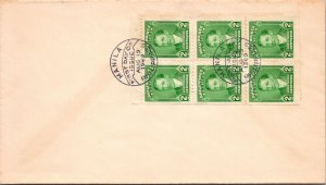 Philippines FDC 1949 - 2c Stamps - Manila - F29120