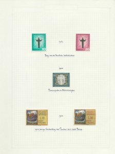 Luxembourg Belgium Spain Saar Usa Religion MH 70+Stamps(Au13624