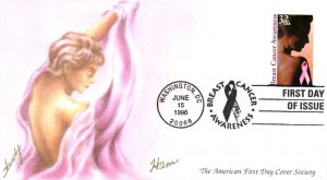 #3081 Breast Cancer Awareness Ham FDC