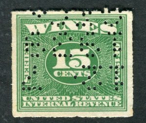 USA; 1940s early classic Wines Revenue issue used value