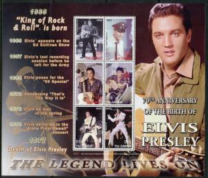 GAMBIA  ELVIS  SCOTT#2912 SHEET MINT NH